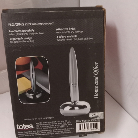 Totes Floating Pen with Paperweight New - Picture 3 of 3
